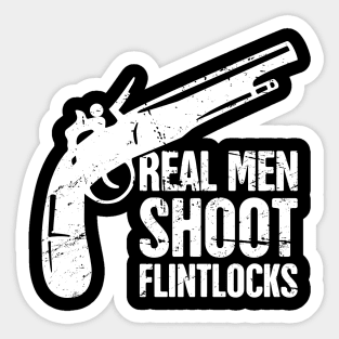 Gift For Flintlock Rifle History Gun Collector Sticker